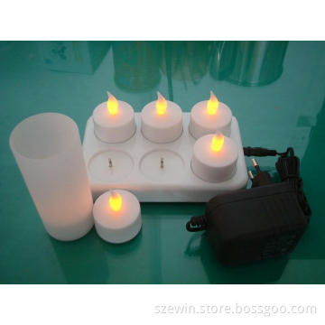 Rechargeable LED Candle with 6 Candles (EW-CAN06)
